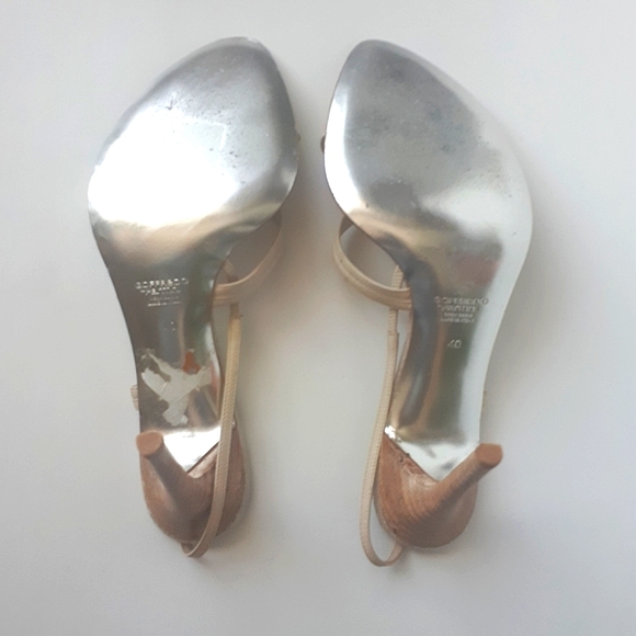 Goffredo Fantini | Leather Slingback Stiletto Sandals - Picture 5 of 6